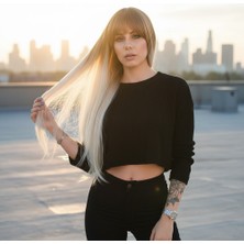 Bucuks Fiber Sen Uzun Düz Kahküllü Peruk / Balköpüğü / Platin Ombreli