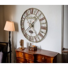 By Nevser Eskitme Cafe De Paris 73 cm Roma Rakamlı Duvar Saati