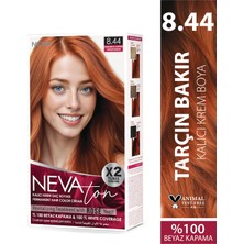Nevacolor Nevaton 8.44 Tarçın Bakır Kalıcı Krem Saç Boyası