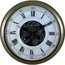 By Nevser Eskitme Roma Rakamlı Elite 60 cm Çarklı Duvar Saati