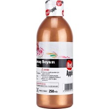 Red Apple Metalik Bakır Yaldız Kumaş Boyası 250 Ml Renkli ve Parlak Özellikte