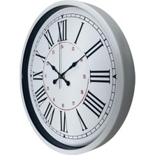 By Nevser Beyaz 36 cm Standart Duvar Saati