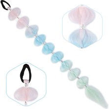 Bucuks Örgülü Aksesuarlı Lastikli At Kuyruğu / ACM08