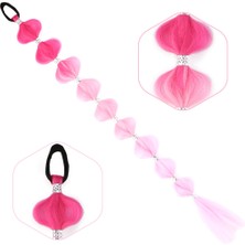 Bucuks Örgülü Aksesuarlı Lastikli At Kuyruğu / ACM10