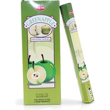 Alfa Life Marketing Hem Green Apple Aromalı Çubuk Tütsü