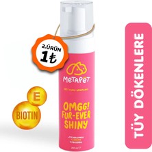 Metapet Tüy Döken Kedilere Özel Kuru Bakım Şampuanı, E Vitamini Ve Doğal Yağlar, Döküm Önleyici