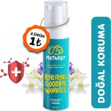 Metapet Köpekler için Kuru Köpük Şampuanı, Bit Pire Parazit Kene Tarağı Tasması ile Kullanılabilir