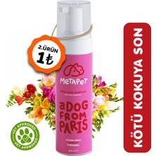 Metapet Koku Giderici Kuru Köpük Köpek Şampuanı, Doğal Ve Organik Köpek Parfümü, Yavrular Için Uygun 200 Ml