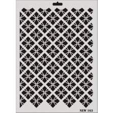 Bucuks Rich New Seri N-163 Stencil 35X25 cm
