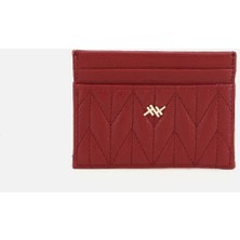 Hotiç 05CUH311120A780 KADIN Deri Bordo Kartlık