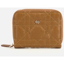 Hotiç 05CUH311140A370 KADIN Deri Taba Mini Kroko Cüzdan