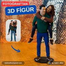 Makinafleo Kişiye Özel Çift 3D Figürü (15CM)