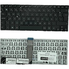 Notespare Asus ile Uyumlu Transformer Book Flip TP300LJ-C4040T, TP300LJ-C4056T Notebook Klavye Siyah Tr