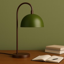 Longing Verde Arc Metal Masa Lambası – E27 Duy – Ofis & Çalışma Masası Lambası