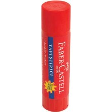 Faber-Castell 20 Gr Yapıştırıcı Stick Kırmızı Renkli Yıkanabilir Sarf Malzemeleri