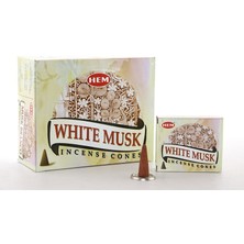 Alfa Life Marketing White Musk Aromalı Konik Tütsü