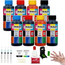 Perfection Hp Deskjet 2633 / 3720 / 3730 / 3732 Yazıcı Uyumlu Dolum Seti 8 x 100 ml