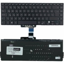 Notespare Asus Uyumlu S510UQ-BQ263T, S510UQ-BQ266T, S510UR-BQ050, S510UR-BQ062T Klavye Tr Işıklı Siyah