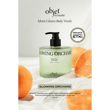 Pürüzsüzleştirici Nemlendirici Saten Bitişli Duş Jeli Kundal Moist Gleam Body Wash (Glowing Orchard)