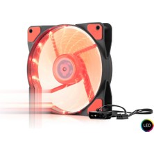 Epilons Kasa Fanı LED 12 cm - Siyah HDX1520