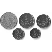 Emir Koleksiyon Coin & Paper Collection Ermenistan 1994 Yılı Tedavül Para Seti 5 Parça Çil ( Unc )