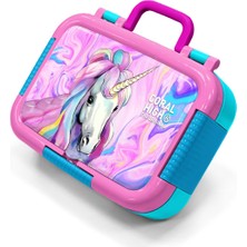 Coral High Kids Pembe Unıcorn Desenli Paslanmaz Çelik Beslenme Kabı 39168