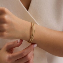 Sembol Gold 14 Ayar Çoklu Zincir Toplu Altın Bileklik 3.50 Gram