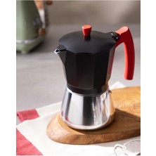 Madame Coco Carla Moka Pot - Siyah - 450 ml