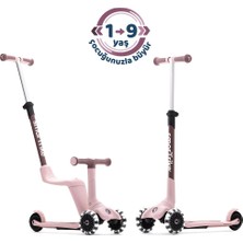Smartrike Xtend Mini-Ride 4 Aşamalı Büyüyen Oturaklı Scooter – 1-9 Yaş Katlanabilir LED Tekerlekli