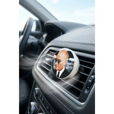 Promosyonik Mustafa Kemal Atatürk Tasarımlı Fan Petek Oto Kokusu