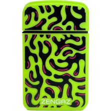 Bıyıklı Tobacco Zengaz Cool Tasarım Jet Alev Çakmak - Neon Acid