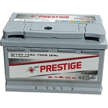 Ako Prestige 12V 72AH 700A Standart Alçak Akü (Ford - Opel Alçak Tip) (3 Yıl Petlas Garantisi) (Üretim TARIHI:2026)