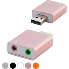 Skygo USB Harici Ses Kartı 7.1 - Gümüş HDX5272