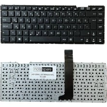 Notespare Asus Uyumlu X401A-WX424, X401A-WX461H, X401A-WX462D Klavye Siyah Tr