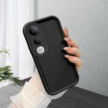 Ucuc Vivo V50 Lite 4g/5g Uyumlu Siyah Silikon Kılıf Darbeye Dayanıklı Kamera Korumalı