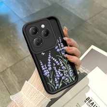 Ucuc Infinix Hot 40/40 Pro Uyumlu Siyah Silikon Kılıf Darbeye Dayanıklı Kamera Korumalı