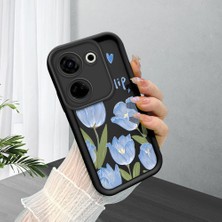 Ucuc Tecno Camon 20(CK6N) Uyumlu Siyah Silikon Kılıf Darbeye Dayanıklı Kamera Korumalı