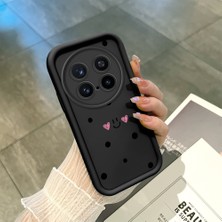 Ucuc Vivo X200 Pro Uyumlu Siyah Silikon Kılıf Darbeye Dayanıklı Kamera Korumalı