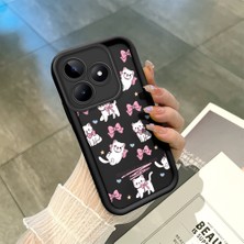 Ucuc Realme Note 50 Uyumlu Siyah Silikon Kılıf Darbeye Dayanıklı Kamera Korumalı