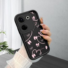 Ucuc Tecno Camon 20 Pro 4G(CK7N) Uyumlu Siyah Silikon Kılıf Darbeye Dayanıklı Kamera Korumalı