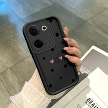 Ucuc Tecno Camon 20 Pro 4G(CK7N) Uyumlu Siyah Silikon Kılıf Darbeye Dayanıklı Kamera Korumalı