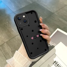 Ucuc iPhone 14 Uyumlu Siyah Silikon Kılıf Darbeye Dayanıklı Kamera Korumalı