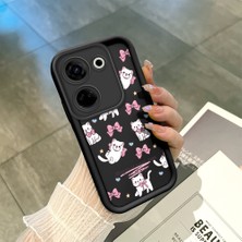 Ucuc Tecno Camon 20(CK6N) Uyumlu Siyah Silikon Kılıf Darbeye Dayanıklı Kamera Korumalı