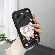 Ucuc Infinix Hot 40/40 Pro Uyumlu Siyah Silikon Kılıf Darbeye Dayanıklı Kamera Korumalı