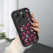 Ucuc Infinix Hot 40/40 Pro Uyumlu Siyah Silikon Kılıf Darbeye Dayanıklı Kamera Korumalı