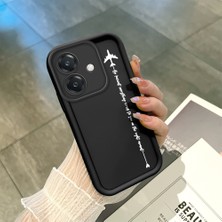 Ucuc Oppo A3/A3X 4g/5g Uyumlu Siyah Silikon Kılıf Darbeye Dayanıklı Kamera Korumalı