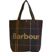 Barbour Mini Telfield Tartan Tote Çanta TN11 Classic Tartan