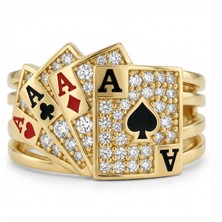 Winners Jewels Poker As Kartları Taşlı Yüzük
