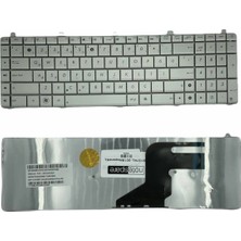 Notespare Asus Uyumlu N75SF-V2G-TZ065V, N75SF-V2G-TZ110V, N75SF-V2G-TZ113V, N75SF-V2G-TZ141 Klavye Gümüş Gri Tr