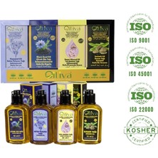 Oiliva Doğal Yağ Seti 4’lü 50 ml x 4 (200 Ml) Susam Keten Çörek Otu Badem Yağı %100 Saf Soğuk Sıkım